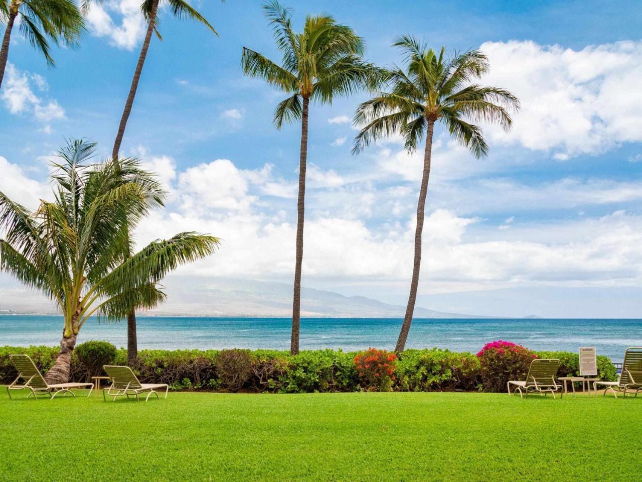 Stunning Maui Direct Ocean Front On The Beach, Walk To Beach From Condo, Watch Turtles, Whales, Ac In All Rooms Ocean View Pool And Spa Wailuku Eksteriør billede